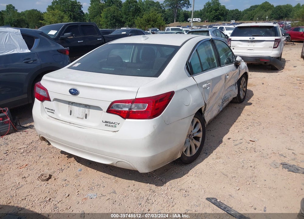 2017 SUBARU LEGACY 2.5I PREMIUM VIN: 4S3BNAF6XH3044318