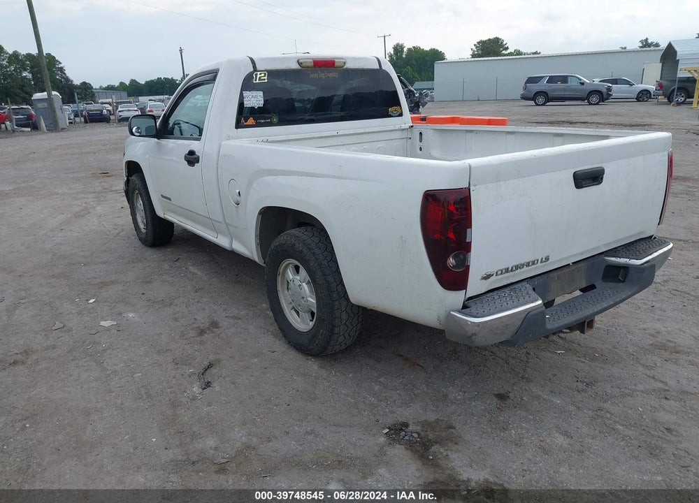 2005 CHEVROLET COLORADO LS VIN: 1GCCS148958233512
