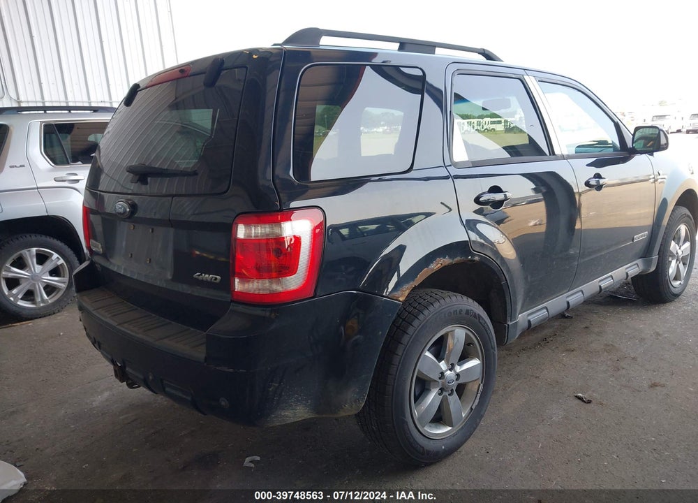 2008 FORD ESCAPE LIMITED VIN: 1FMCU94118KB84093