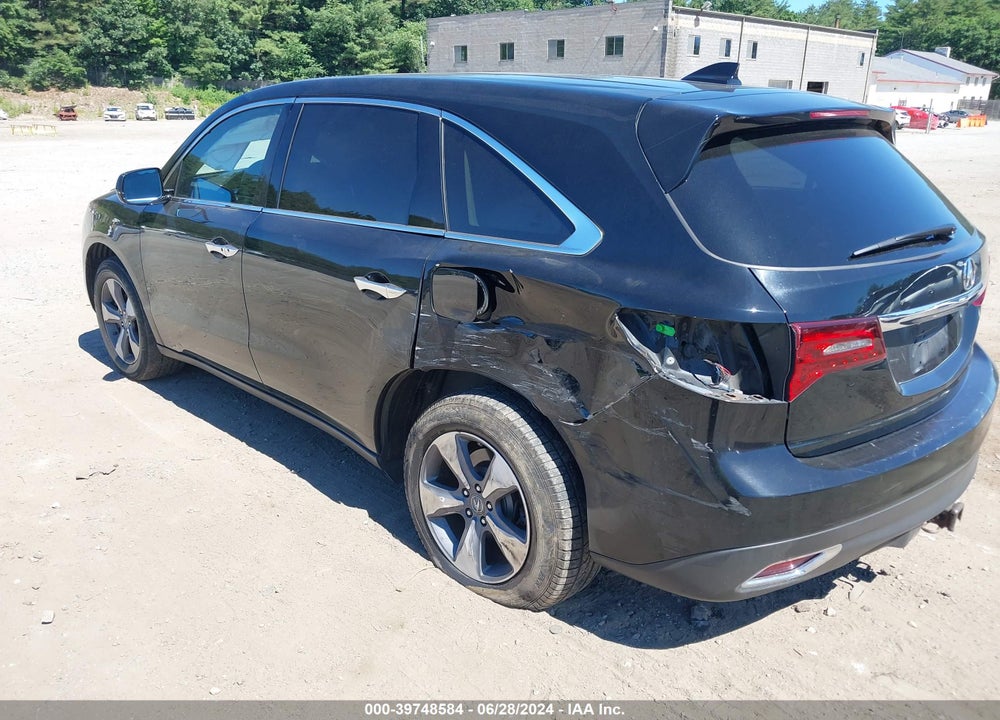 2014 ACURA MDX VIN: 5FRYD4H27EB007555