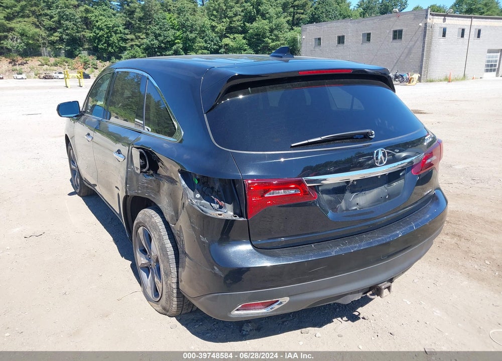 2014 ACURA MDX VIN: 5FRYD4H27EB007555