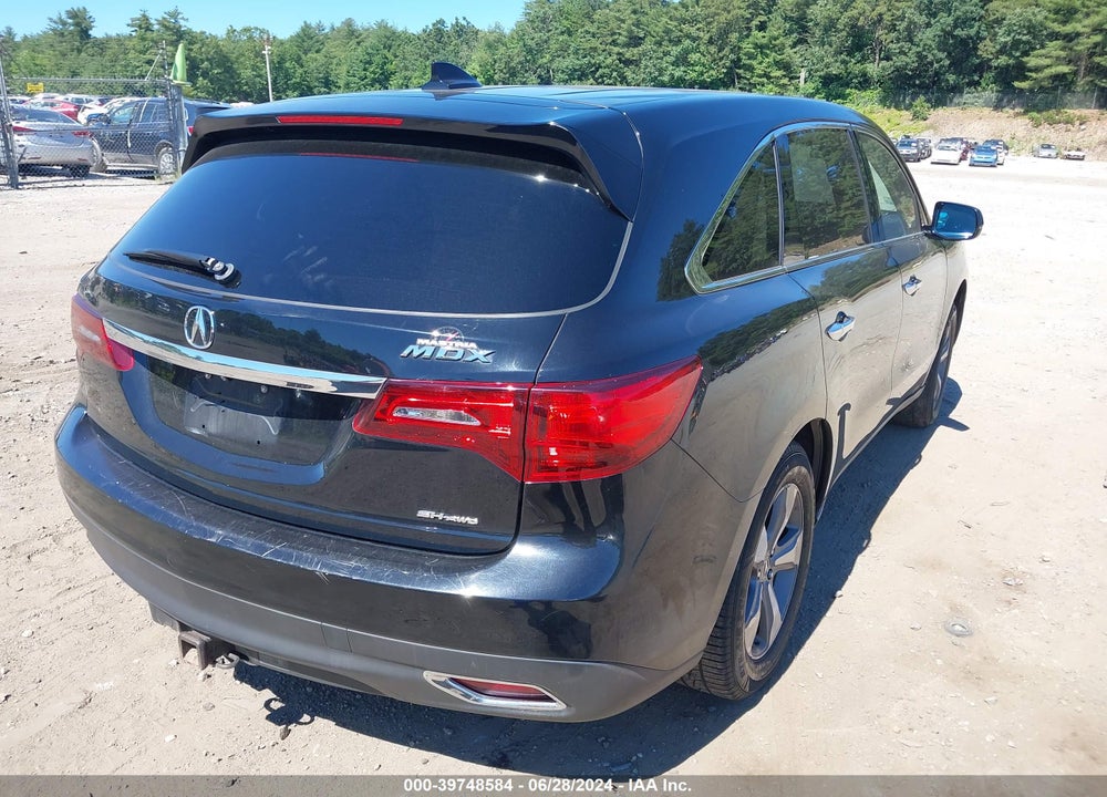 2014 ACURA MDX VIN: 5FRYD4H27EB007555