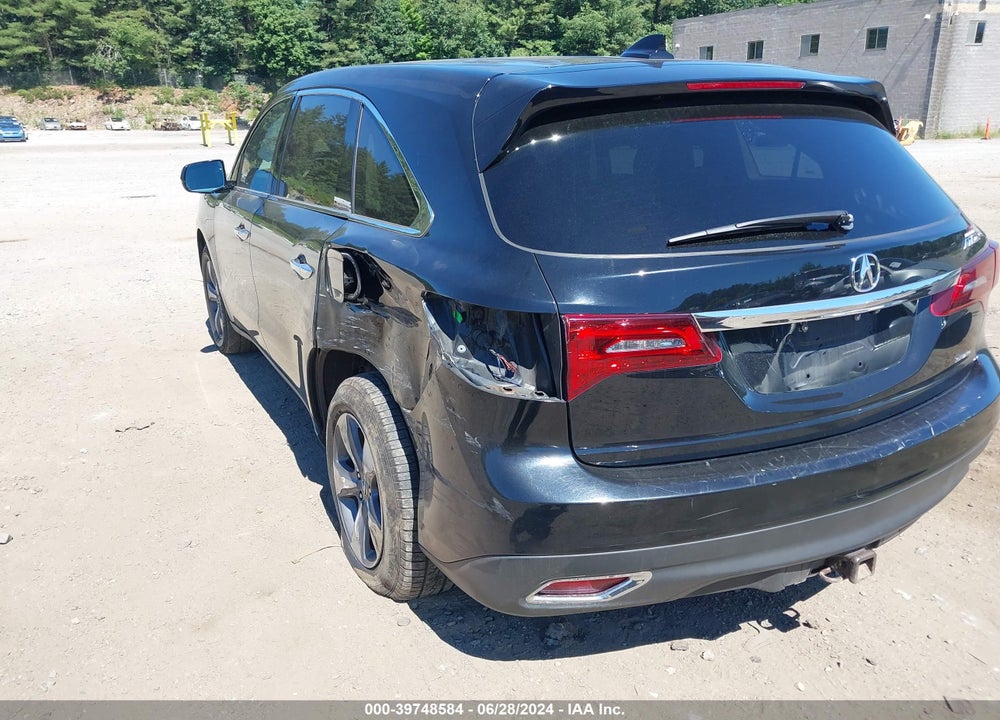 2014 ACURA MDX VIN: 5FRYD4H27EB007555