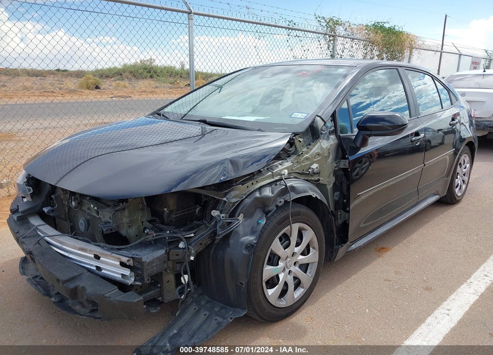 2021 TOYOTA COROLLA LE VIN: 5YFEPMAE8MP208612