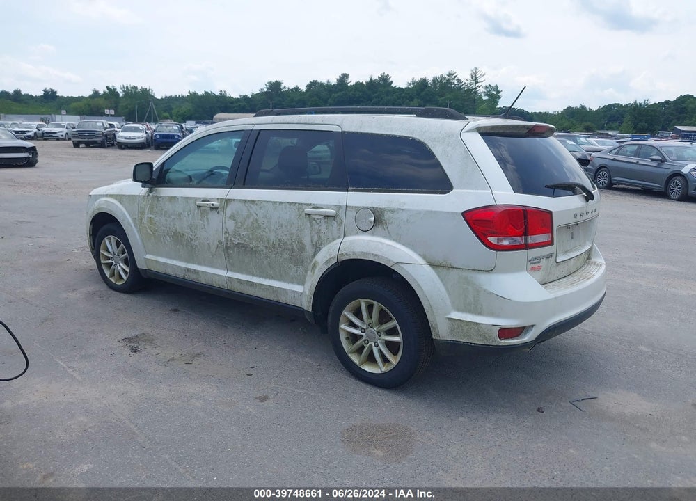 2016 DODGE JOURNEY SXT VIN: 3C4PDDBGXGT100334