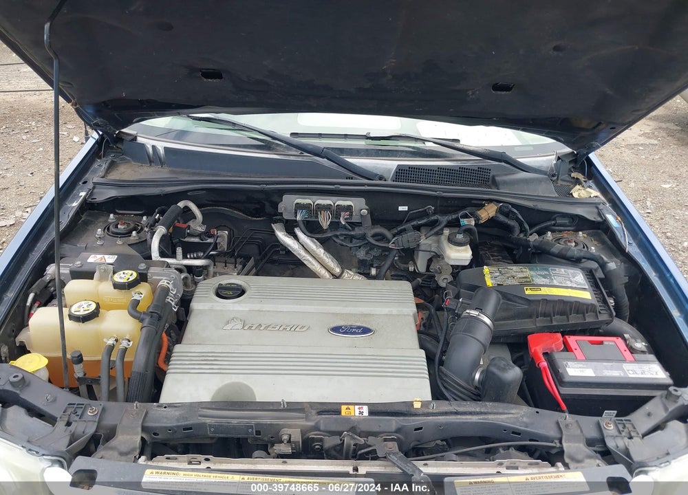 2008 FORD ESCAPE HYBRID VIN: 1FMCU59H38KE09256
