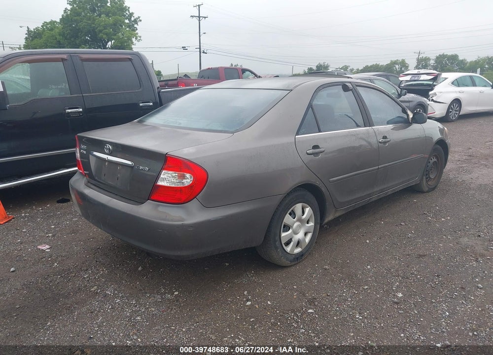 2004 TOYOTA CAMRY LE VIN: 4T1BE32K74U926206