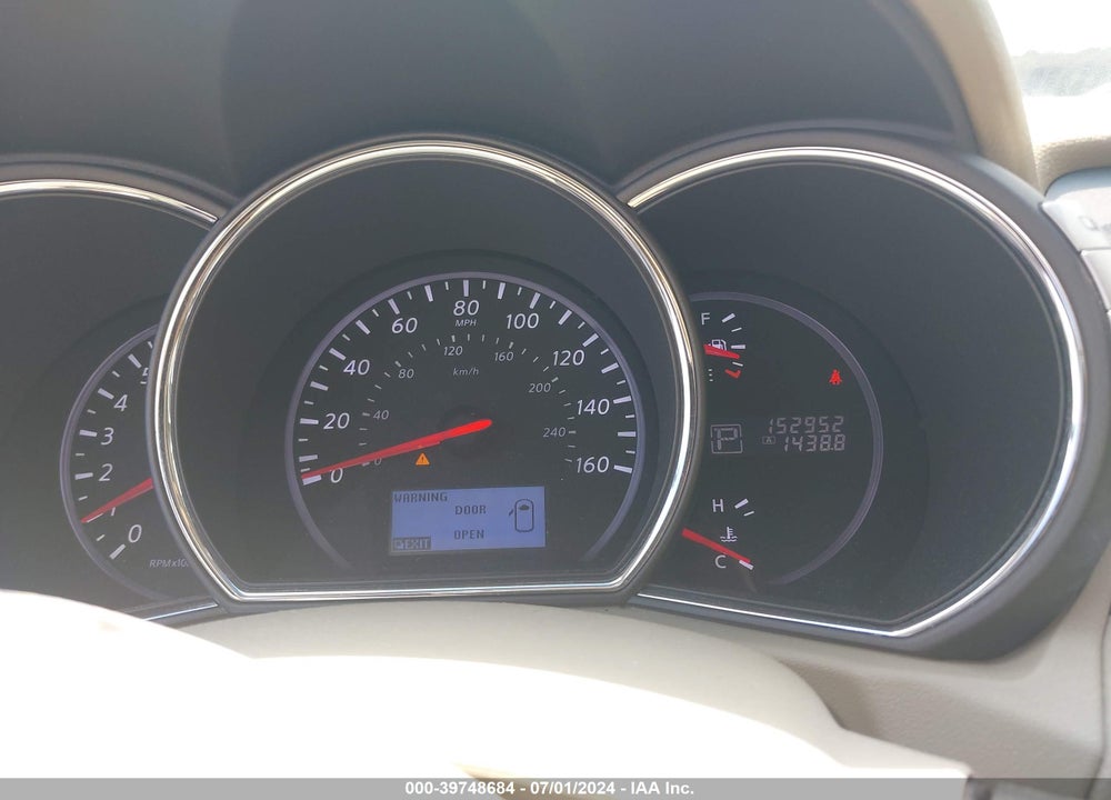 2012 NISSAN MURANO SV VIN: JN8AZ1MUXCW118429