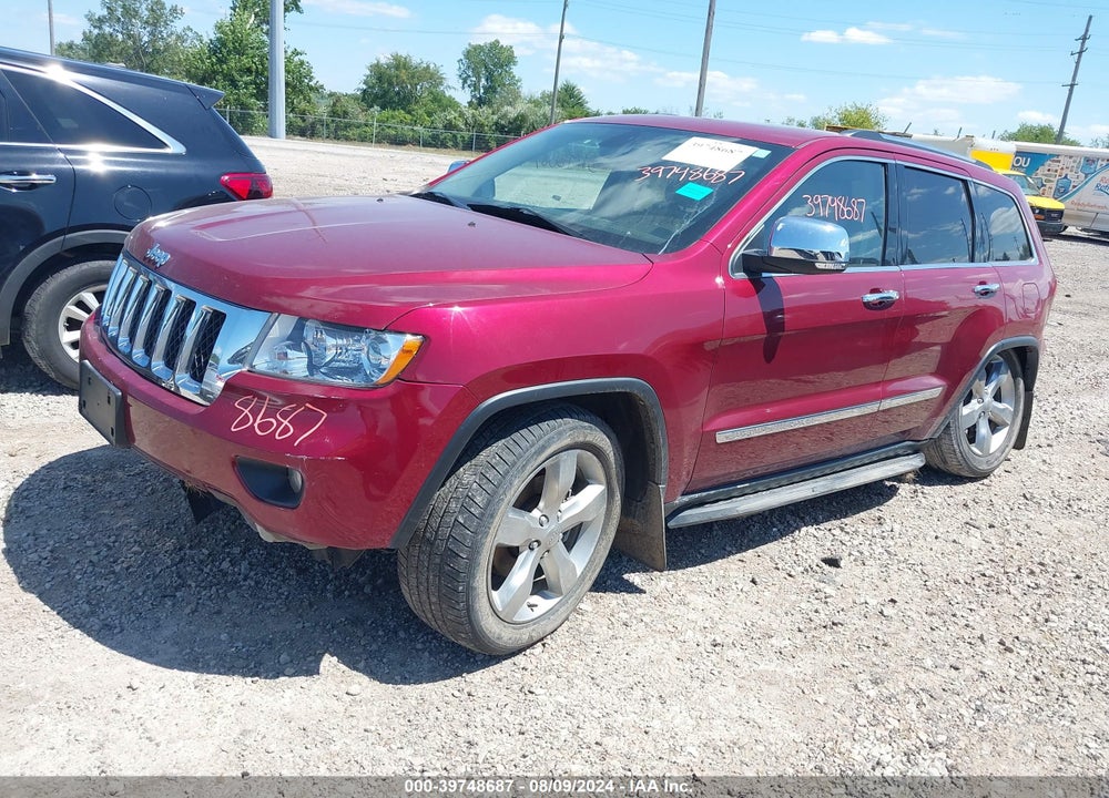 2013 JEEP GRAND CHEROKEE OVERLAND VIN: 1C4RJFCG2DC640912