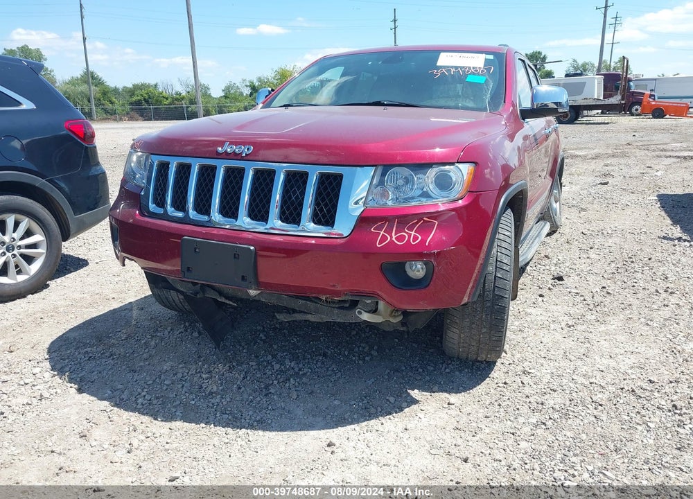 2013 JEEP GRAND CHEROKEE OVERLAND VIN: 1C4RJFCG2DC640912