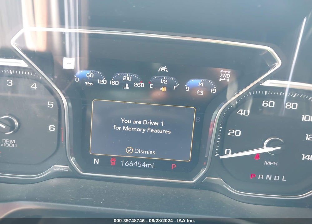 2019 GMC SIERRA 1500 DENALI VIN: 3GTU9FED2KG142094