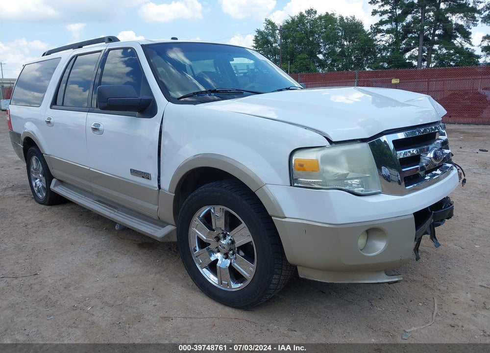 2007 FORD EXPEDITION EL EDDIE BAUER VIN: 1FMFK17527LA39186
