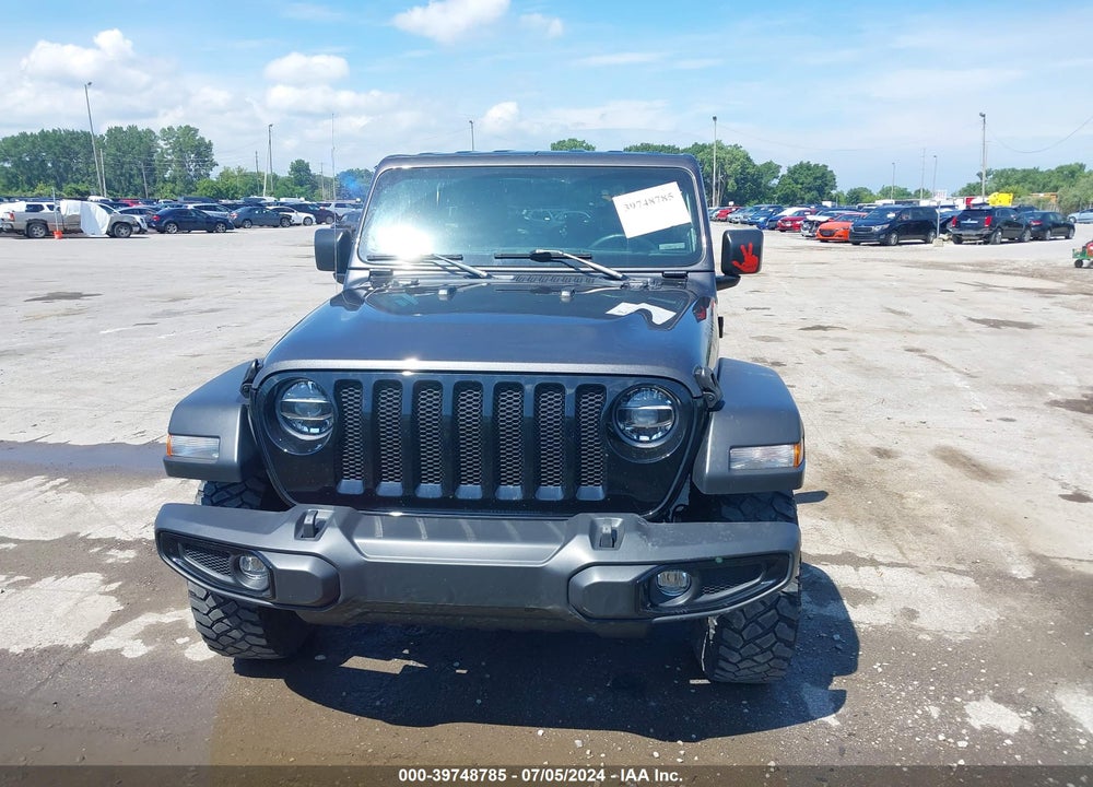 2022 JEEP WRANGLER UNLIMITED WILLYS 4X4 VIN: 1C4HJXDM4NW143821