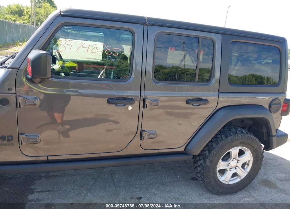 2022 JEEP WRANGLER UNLIMITED WILLYS 4X4 VIN: 1C4HJXDM4NW143821