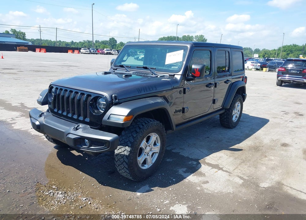 2022 JEEP WRANGLER UNLIMITED WILLYS 4X4 VIN: 1C4HJXDM4NW143821