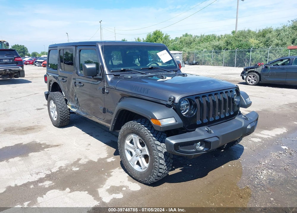 2022 JEEP WRANGLER UNLIMITED WILLYS 4X4 VIN: 1C4HJXDM4NW143821