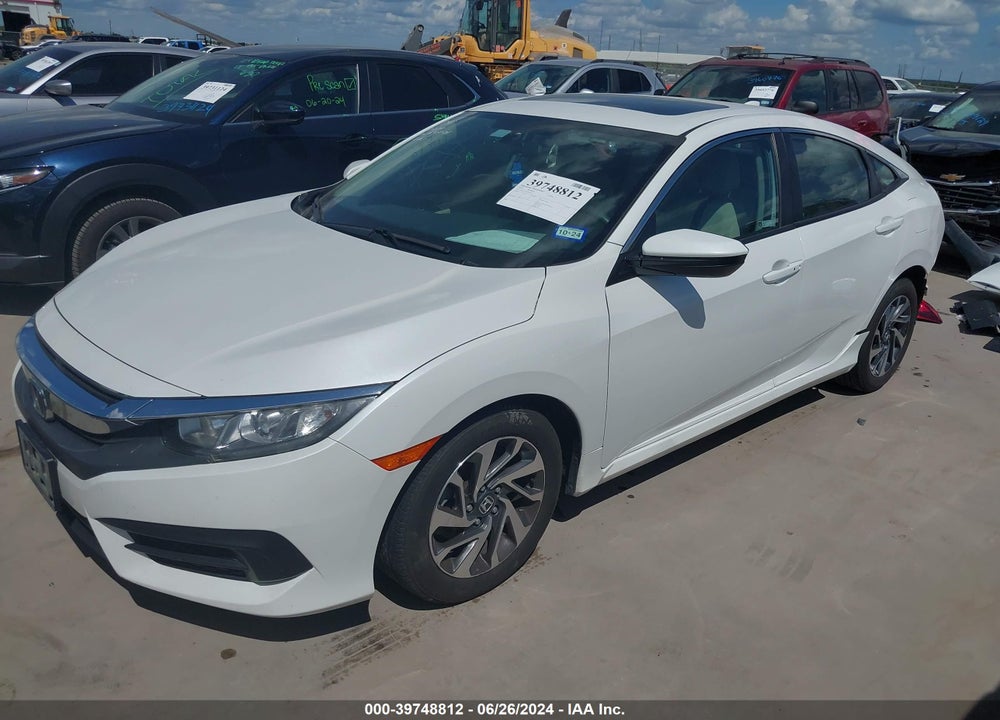 2018 HONDA CIVIC EX VIN: 19XFC2F79JE039213