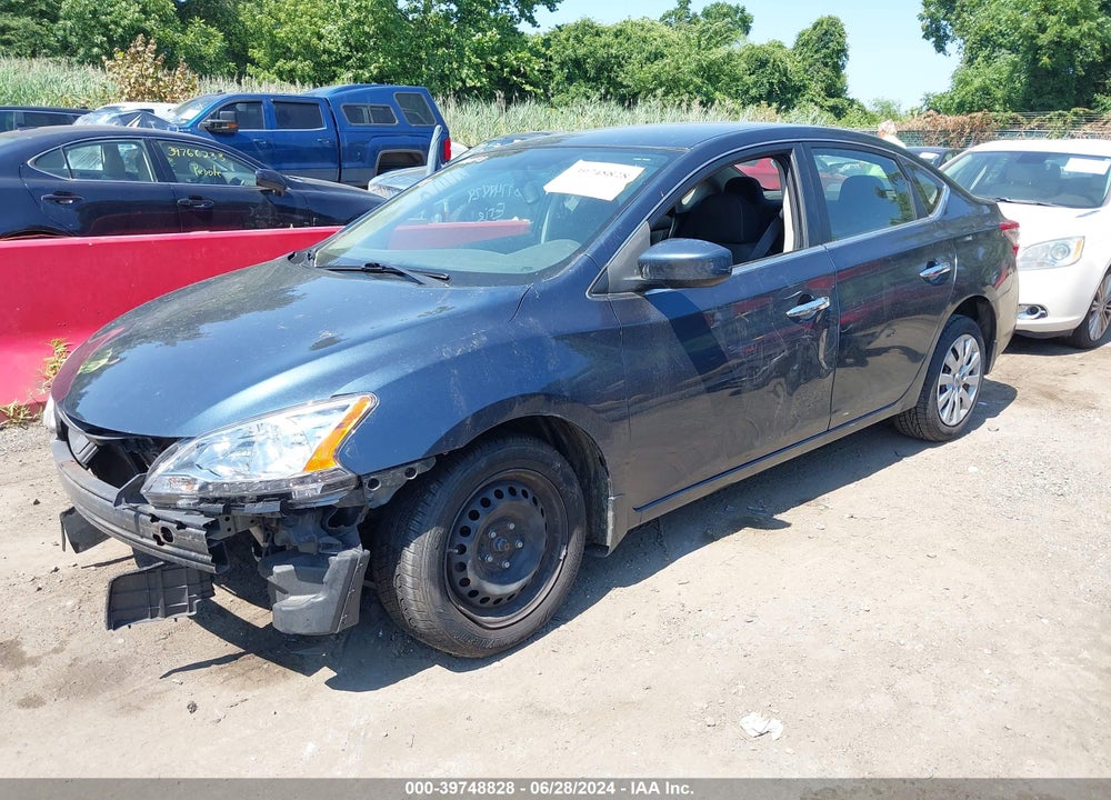 2014 NISSAN SENTRA S VIN: 3N1AB7APXEL688203