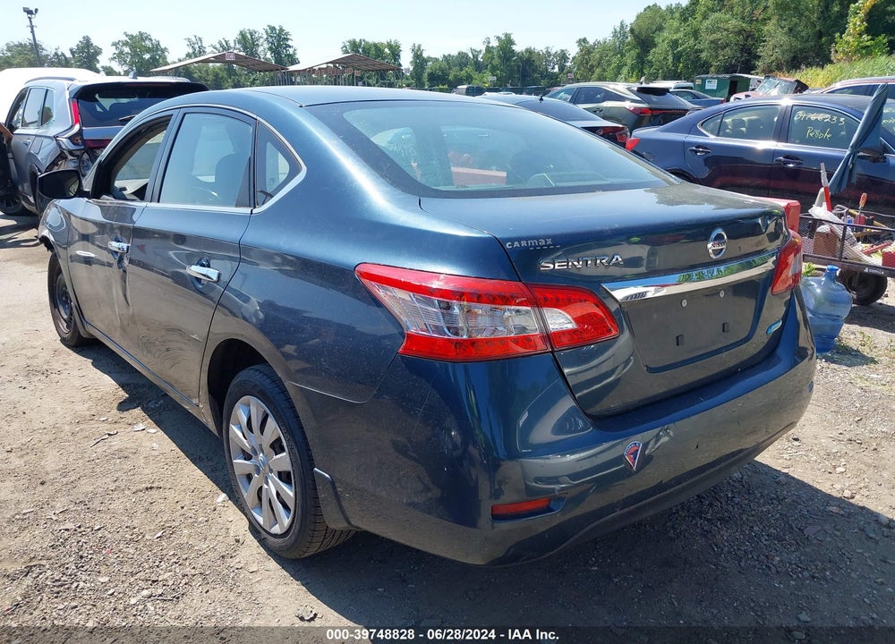 2014 NISSAN SENTRA S VIN: 3N1AB7APXEL688203