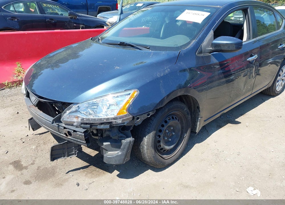 2014 NISSAN SENTRA S VIN: 3N1AB7APXEL688203