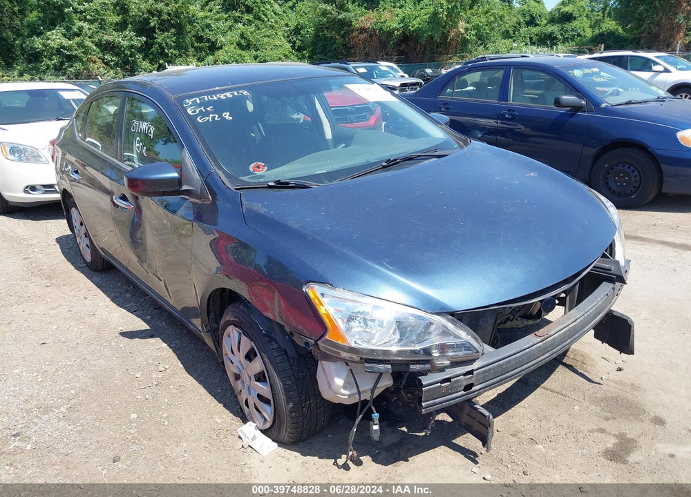 2014 NISSAN SENTRA S VIN: 3N1AB7APXEL688203