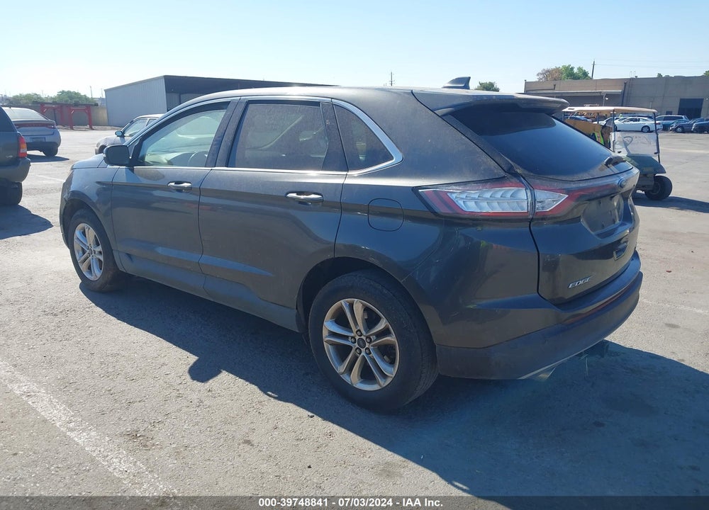 2015 FORD EDGE SEL VIN: 2FMTK3J93FBB03809