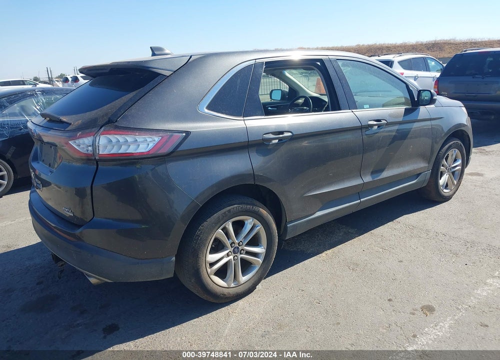 2015 FORD EDGE SEL VIN: 2FMTK3J93FBB03809