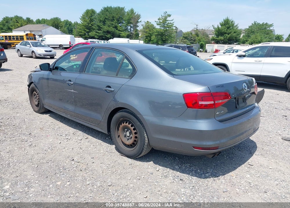 2015 VOLKSWAGEN JETTA 2.0L S VIN: 3VW2K7AJ5FM401985