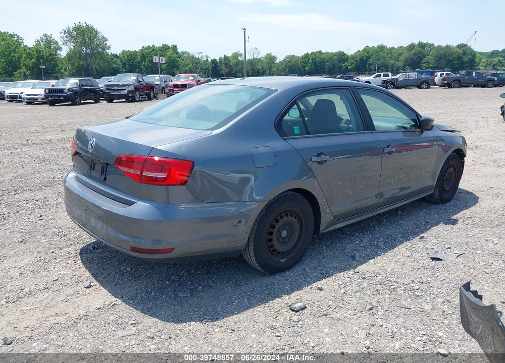 2015 VOLKSWAGEN JETTA 2.0L S VIN: 3VW2K7AJ5FM401985