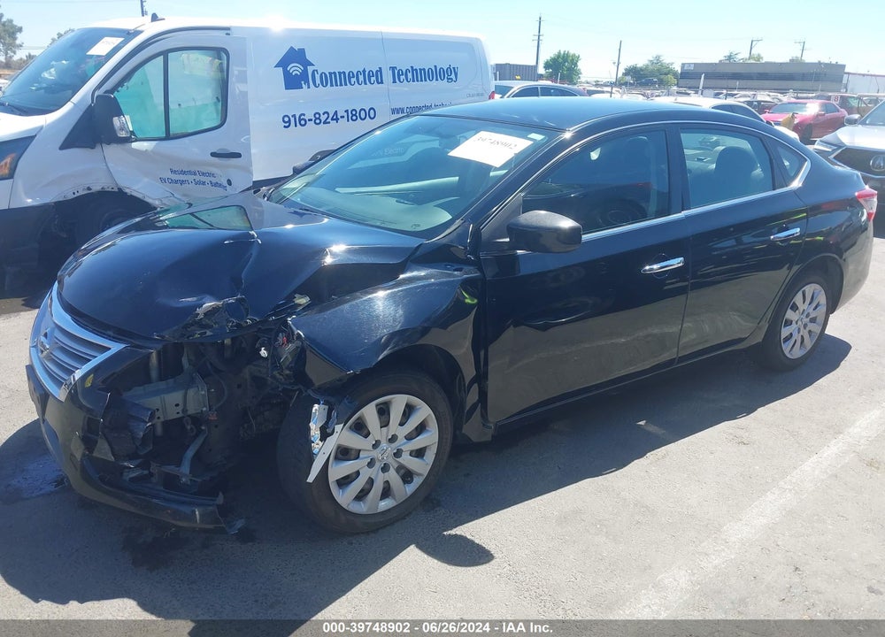 2015 NISSAN SENTRA SV VIN: 3N1AB7AP9FL634067