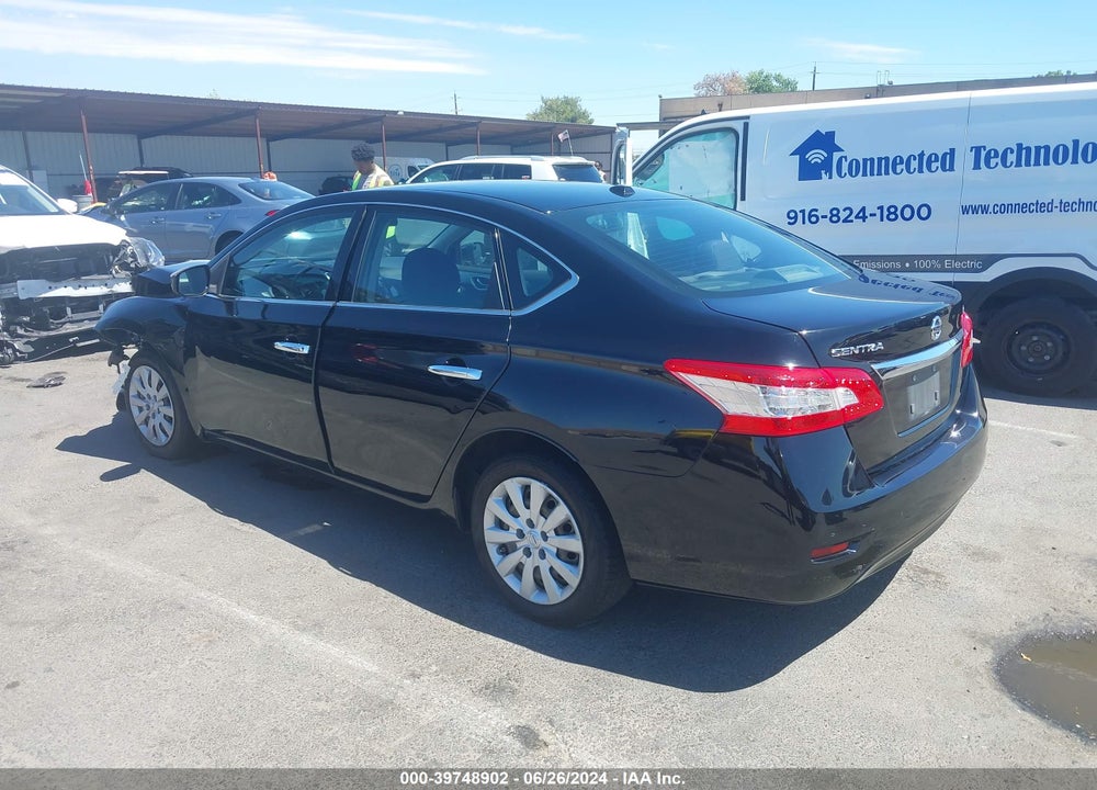 2015 NISSAN SENTRA SV VIN: 3N1AB7AP9FL634067