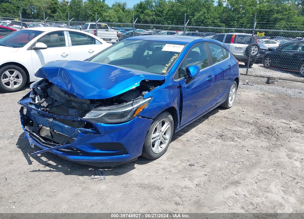 2017 CHEVROLET CRUZE LT AUTO VIN: 3G1BE6SM0HS507068