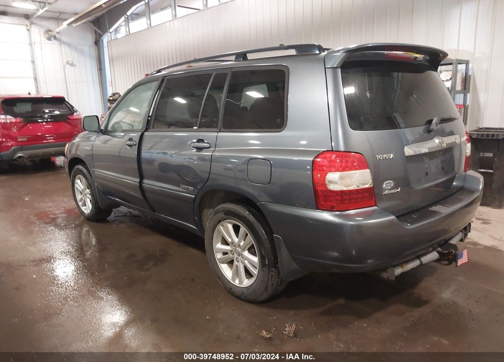 2006 TOYOTA HIGHLANDER HYBRID LIMITED V6 VIN: JTEEW21A460023485