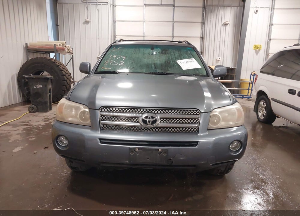 2006 TOYOTA HIGHLANDER HYBRID LIMITED V6 VIN: JTEEW21A460023485