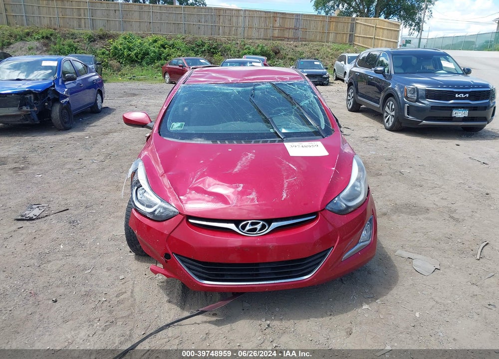 2015 HYUNDAI ELANTRA SE VIN: KMHDH4AEXFU358697