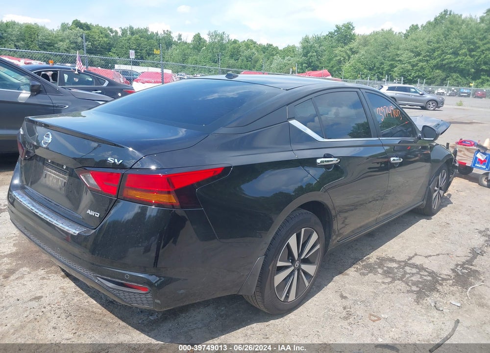 2022 NISSAN ALTIMA SV INTELLIGENT AWD VIN: 1N4BL4DW8NN388682