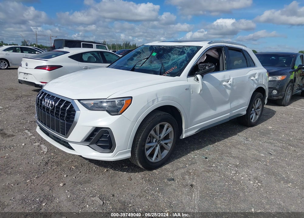 2021 AUDI Q3 PREMIUM 45 TFSI S LINE QUATTRO TIPTRONIC VIN: WA1DECF35M1051154