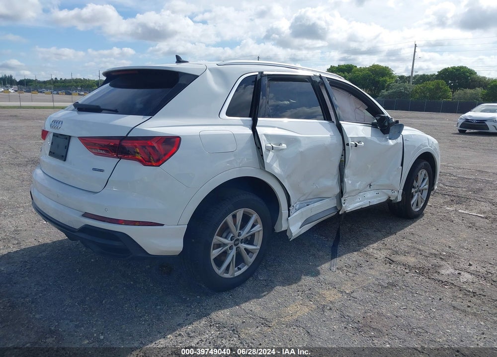2021 AUDI Q3 PREMIUM 45 TFSI S LINE QUATTRO TIPTRONIC VIN: WA1DECF35M1051154