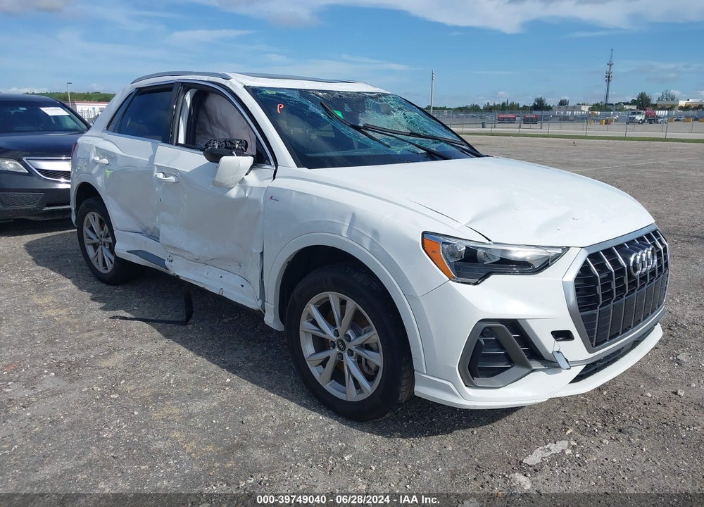 2021 AUDI Q3 PREMIUM 45 TFSI S LINE QUATTRO TIPTRONIC VIN: WA1DECF35M1051154