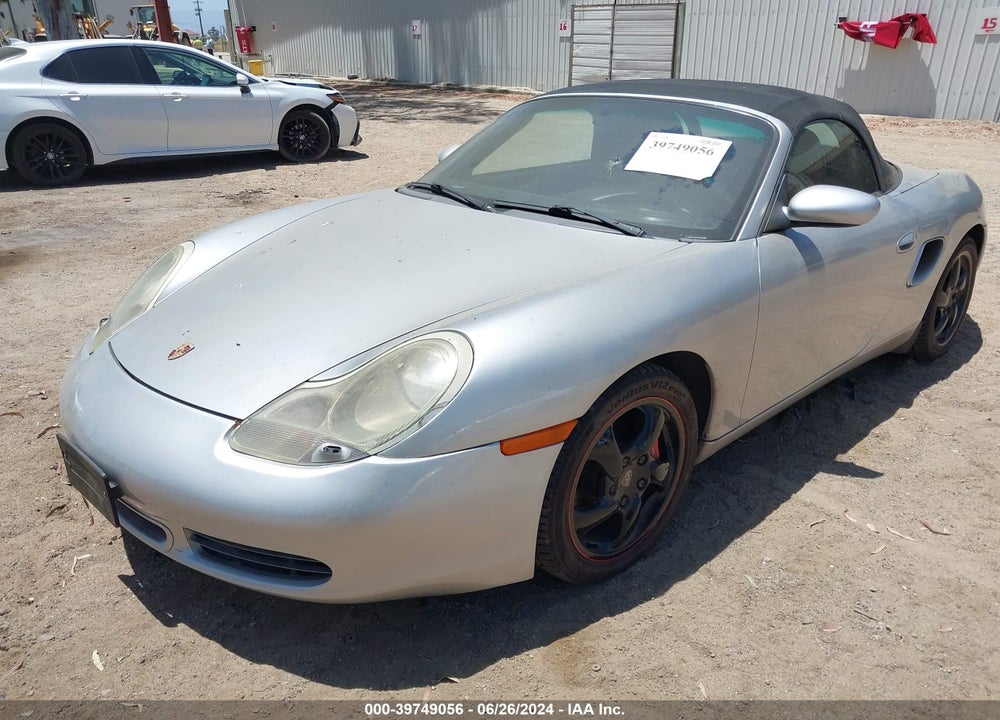 2002 PORSCHE BOXSTER VIN: WP0CB29802U661485