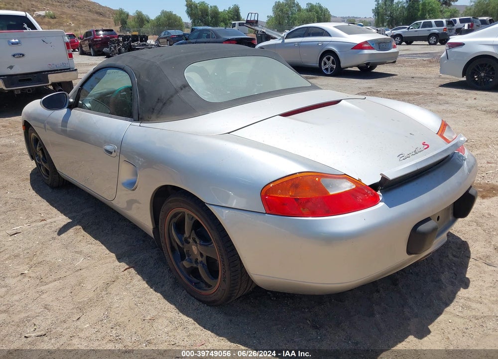2002 PORSCHE BOXSTER VIN: WP0CB29802U661485