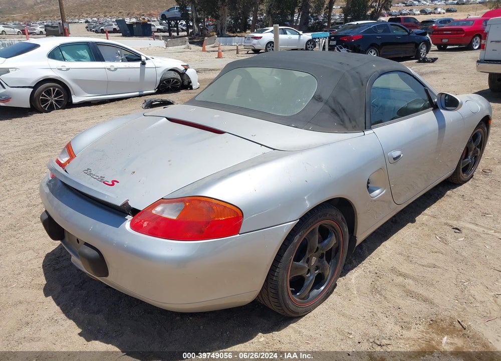 2002 PORSCHE BOXSTER VIN: WP0CB29802U661485