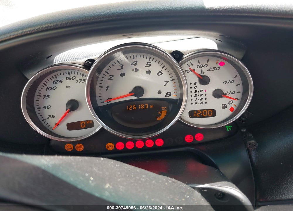 2002 PORSCHE BOXSTER VIN: WP0CB29802U661485