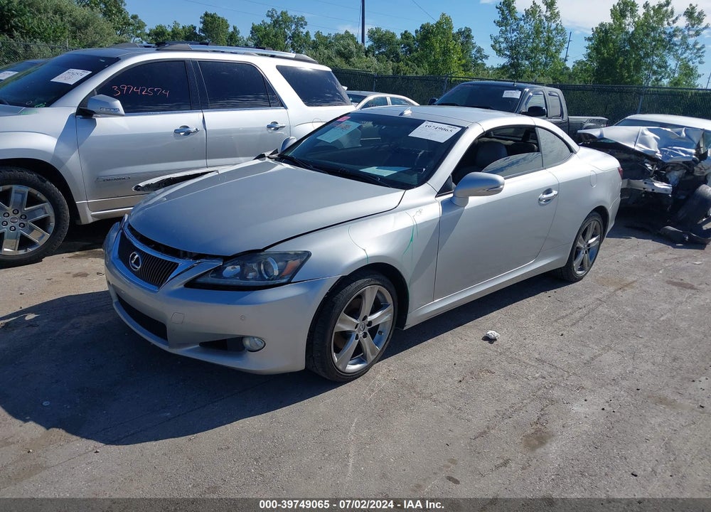 2012 LEXUS IS 250C VIN: JTHFF2C29C2526605