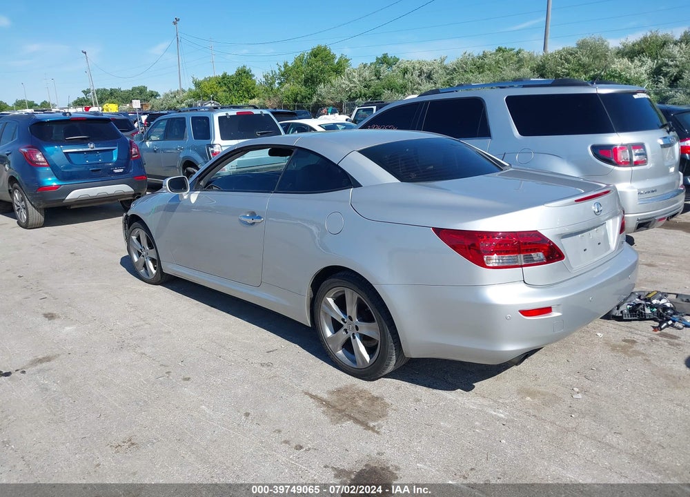 2012 LEXUS IS 250C VIN: JTHFF2C29C2526605