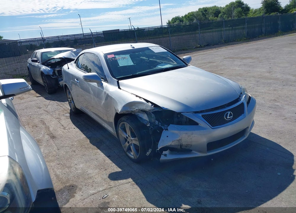 2012 LEXUS IS 250C VIN: JTHFF2C29C2526605