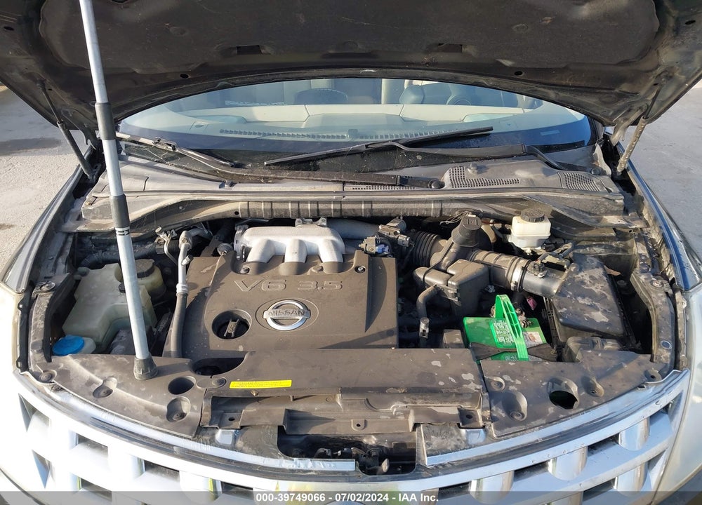 2005 NISSAN MURANO S VIN: JN8AZ08T35W309205