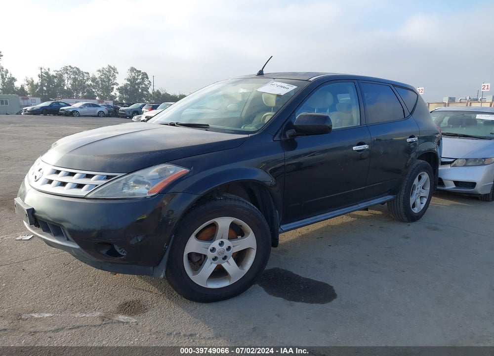 2005 NISSAN MURANO S VIN: JN8AZ08T35W309205