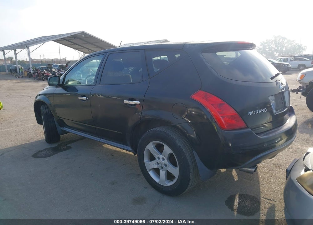 2005 NISSAN MURANO S VIN: JN8AZ08T35W309205