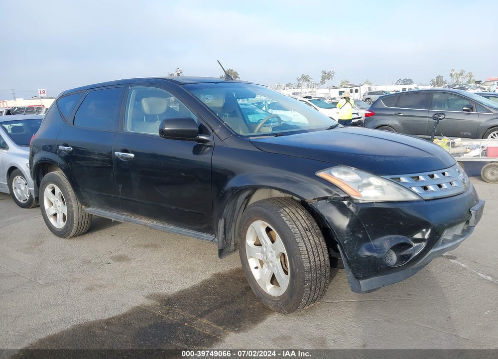 2005 NISSAN MURANO S VIN: JN8AZ08T35W309205
